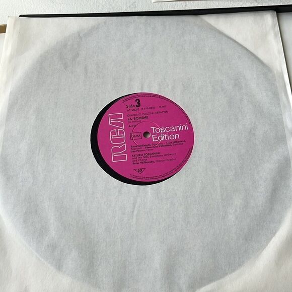 Giacomo Puccini LA BOHÈME TOSCANINI EDITION 1867-1956 RCA Vinyl Records - Picture 4 of 15